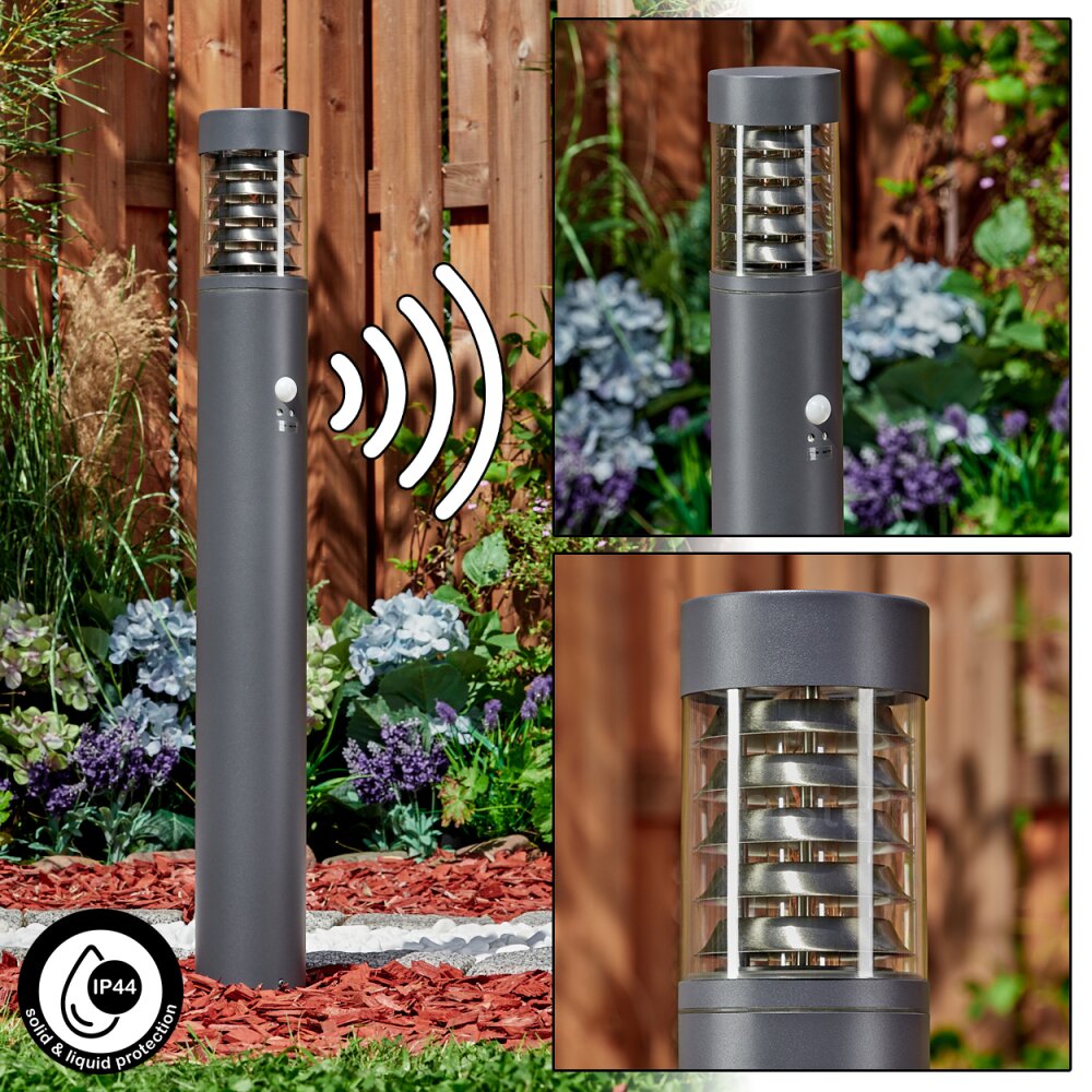Dakar Wegeleuchte Anthrazit, 1-flammig, Bewegungsmelder main product photo