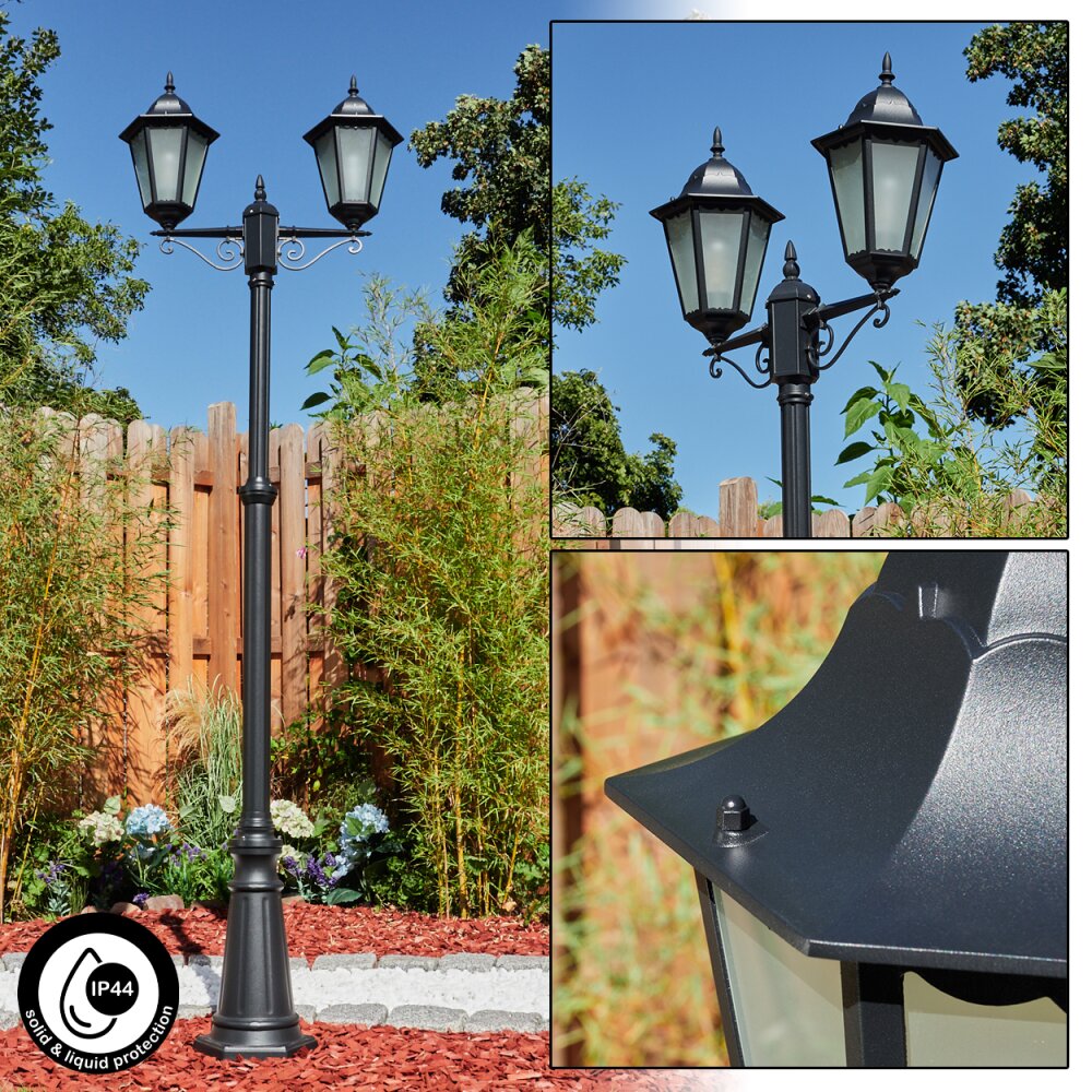 Hongkong Kandelaber Schwarz, 2-flammig main product photo