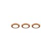Trio ARGUS Einbauleuchte 3er Set LED Chrom, 6-flammig, Fernbedienung, Farbwechsler