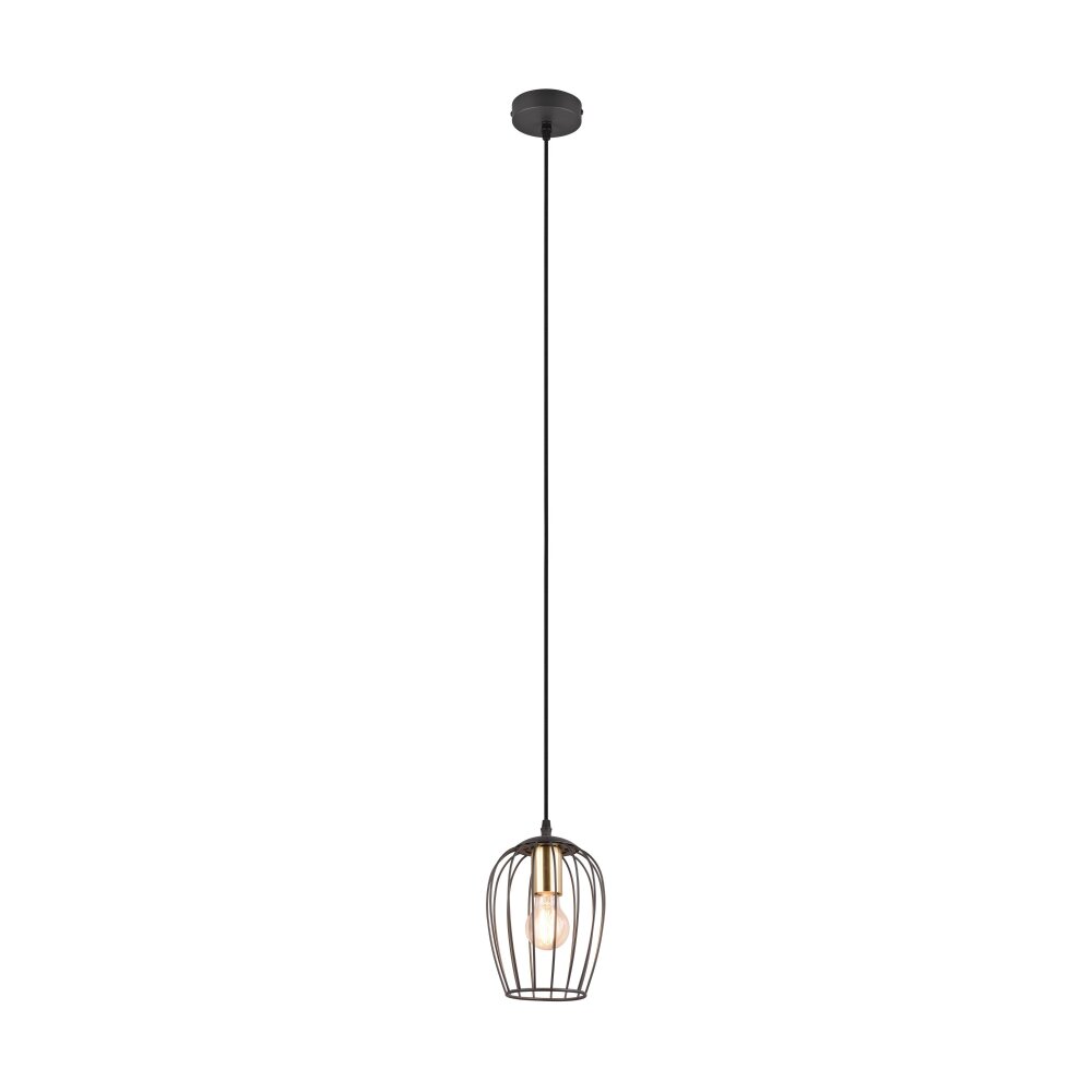 Reality Grid Pendelleuchte Schwarz, 1-flammig main product photo