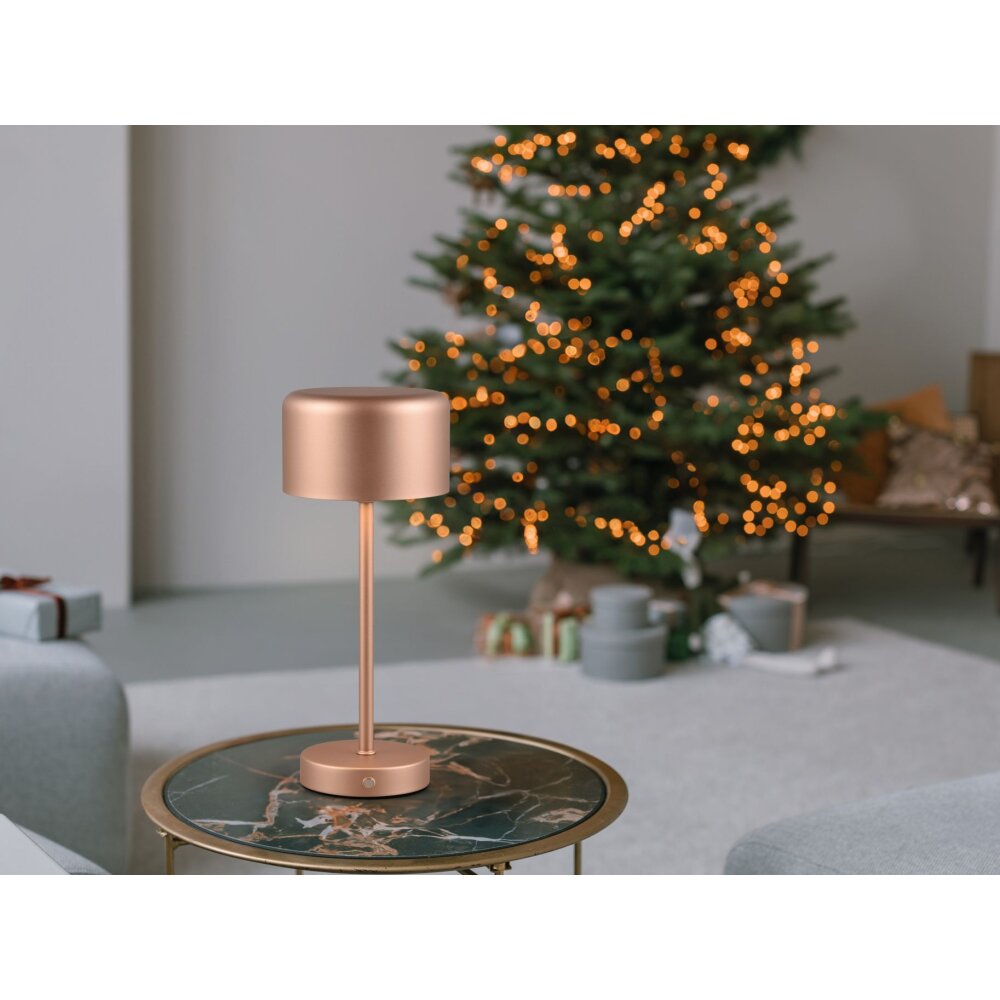 Reality JEFF Tischleuchte LED Braun, 1-flammig main product photo