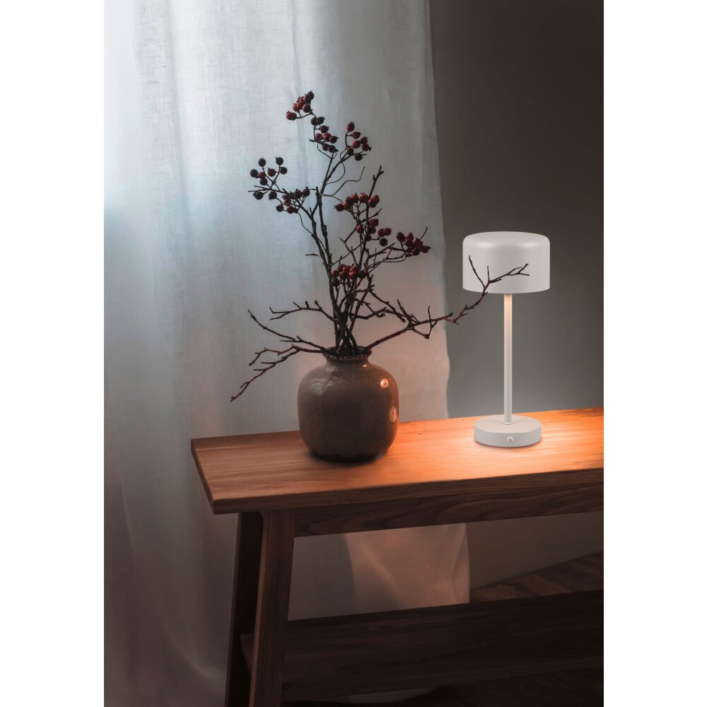 Reality JEFF Tischleuchte LED Grau, 1-flammig main product photo