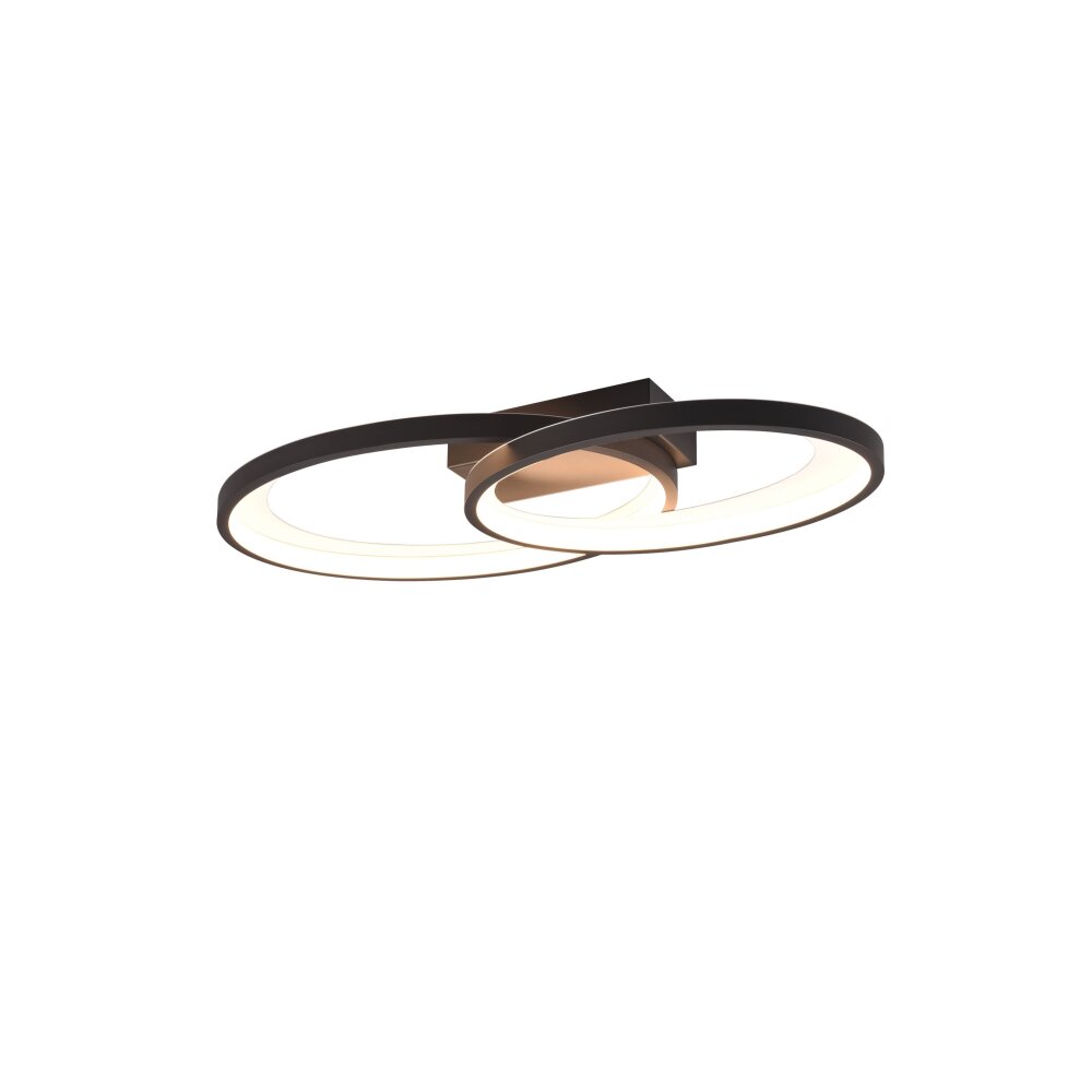 Reality Malaga Deckenleuchte LED Schwarz, Weiß, 1-flammig main product photo