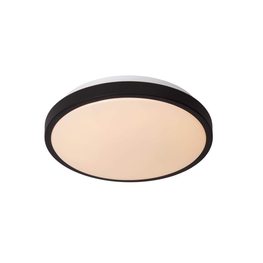 Lucide DASHER Deckenleuchte LED Schwarz, 1-flammig, Bewegungsmelder main product photo