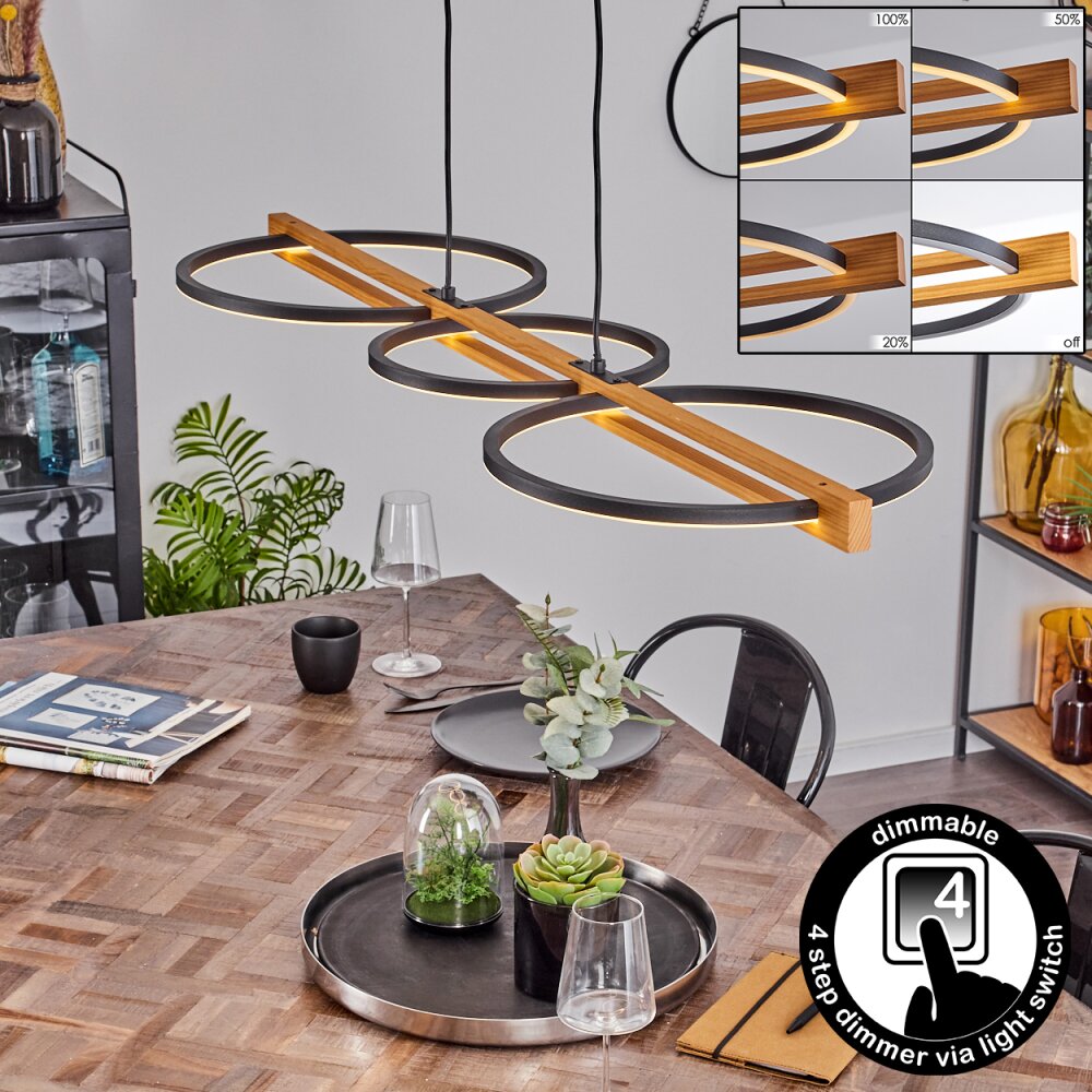Carcano Deckenleuchte LED Schwarz, 1-flammig main product photo