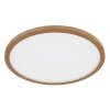 Globo SAPANA Deckenpanel LED Holzoptik, Weiß, 1-flammig