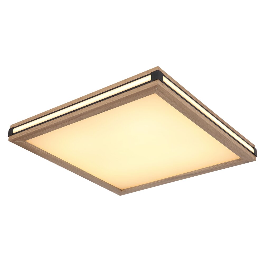 Globo CARLA Deckenpanel LED Schwarz, Weiß, 2-flammig main product photo