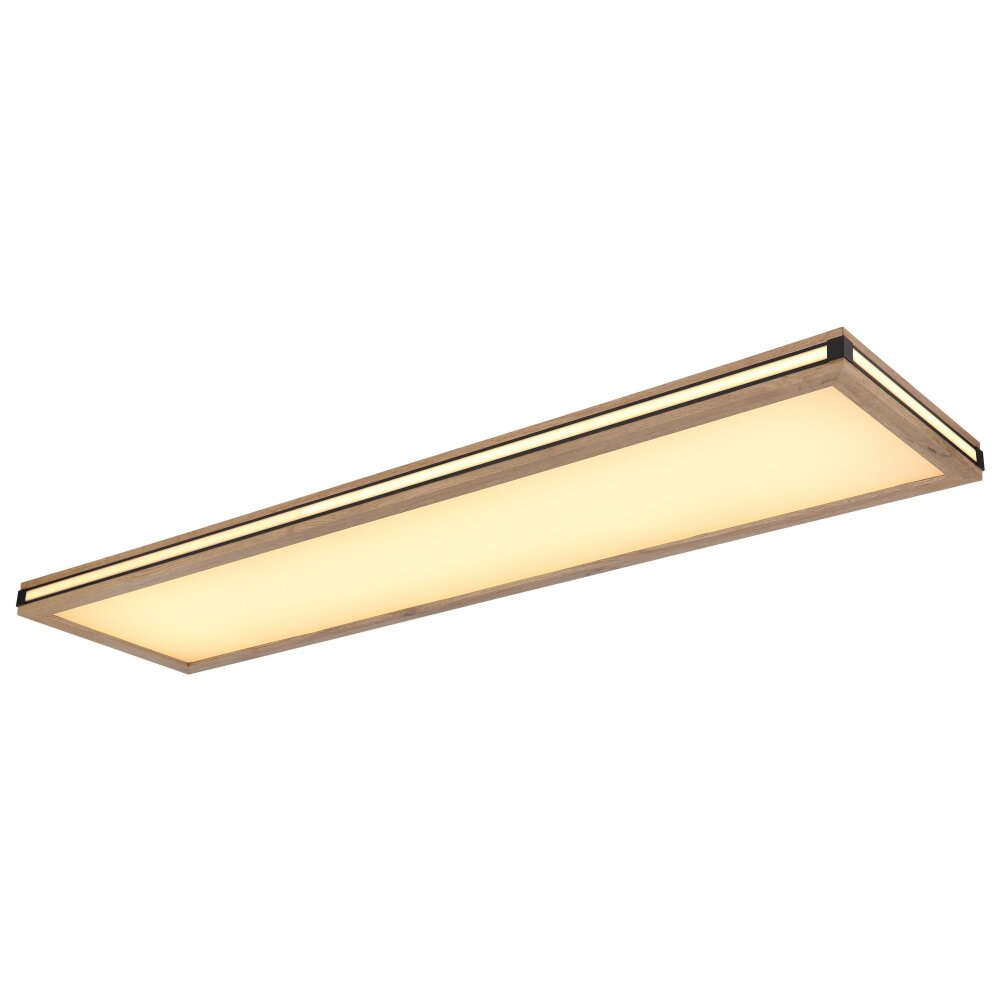 Globo CARLA Deckenpanel LED Schwarz, Weiß, 2-flammig main product photo