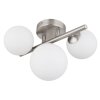 Globo RIHA Deckenleuchte LED Nickel-Matt, 3-flammig