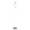Globo RIHA Stehleuchte LED Nickel-Matt, 6-flammig