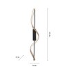 Paul Neuhaus Q-SWING Deckenleuchte LED Anthrazit, Gold, 1-flammig, Fernbedienung
