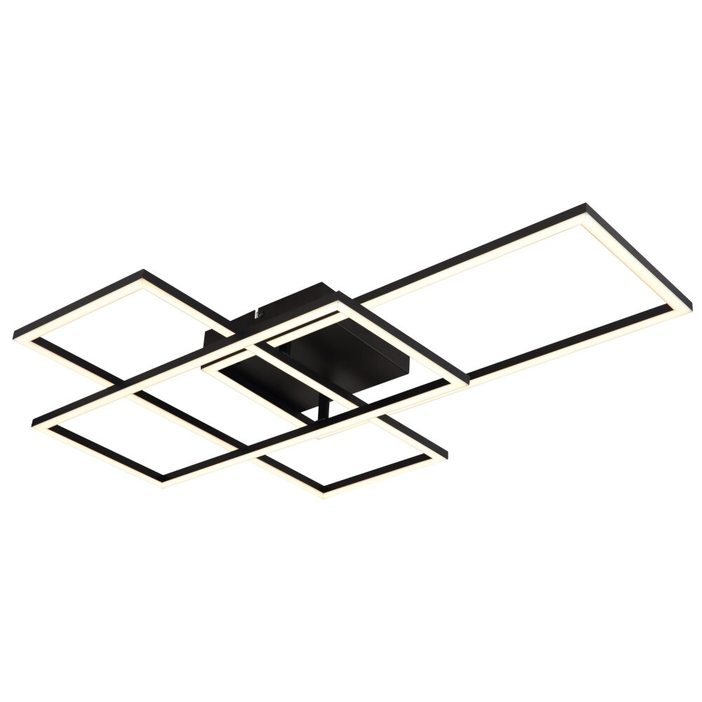 Globo GABRIEL Deckenleuchte LED Schwarz, 1-flammig main product photo