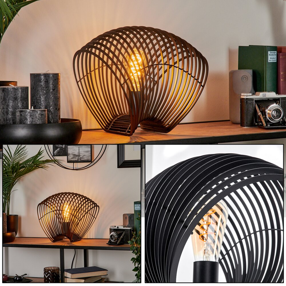 Corvallis Tischleuchte Schwarz, 1-flammig main product photo