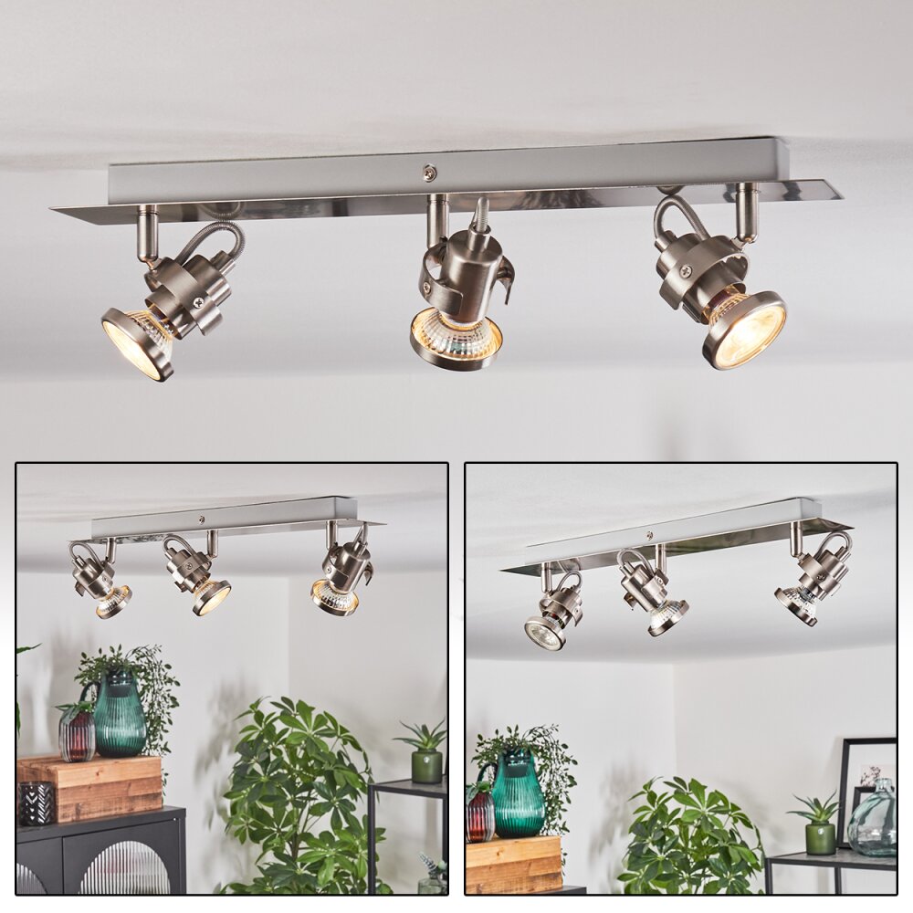 Yometchen Deckenleuchte LED Nickel-Matt, 3-flammig main product photo