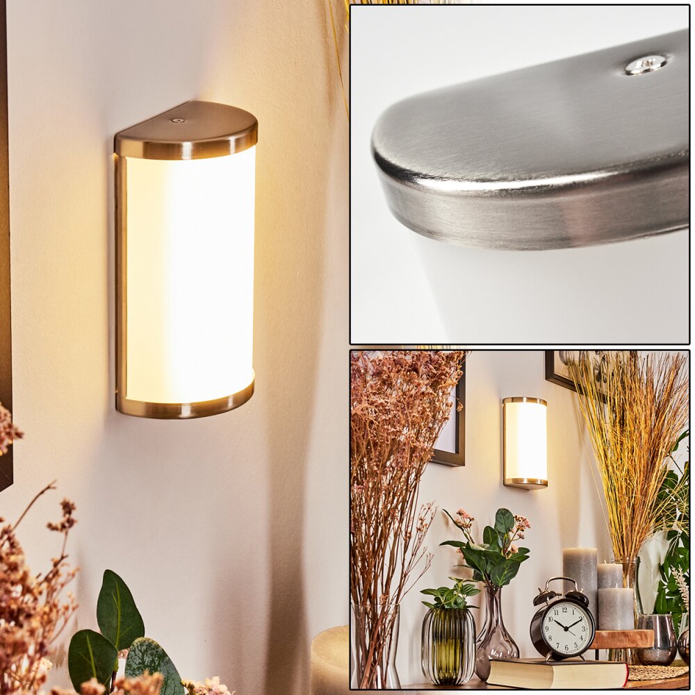 Hutton Wandleuchte LED Nickel-Matt, 2-flammig main product photo