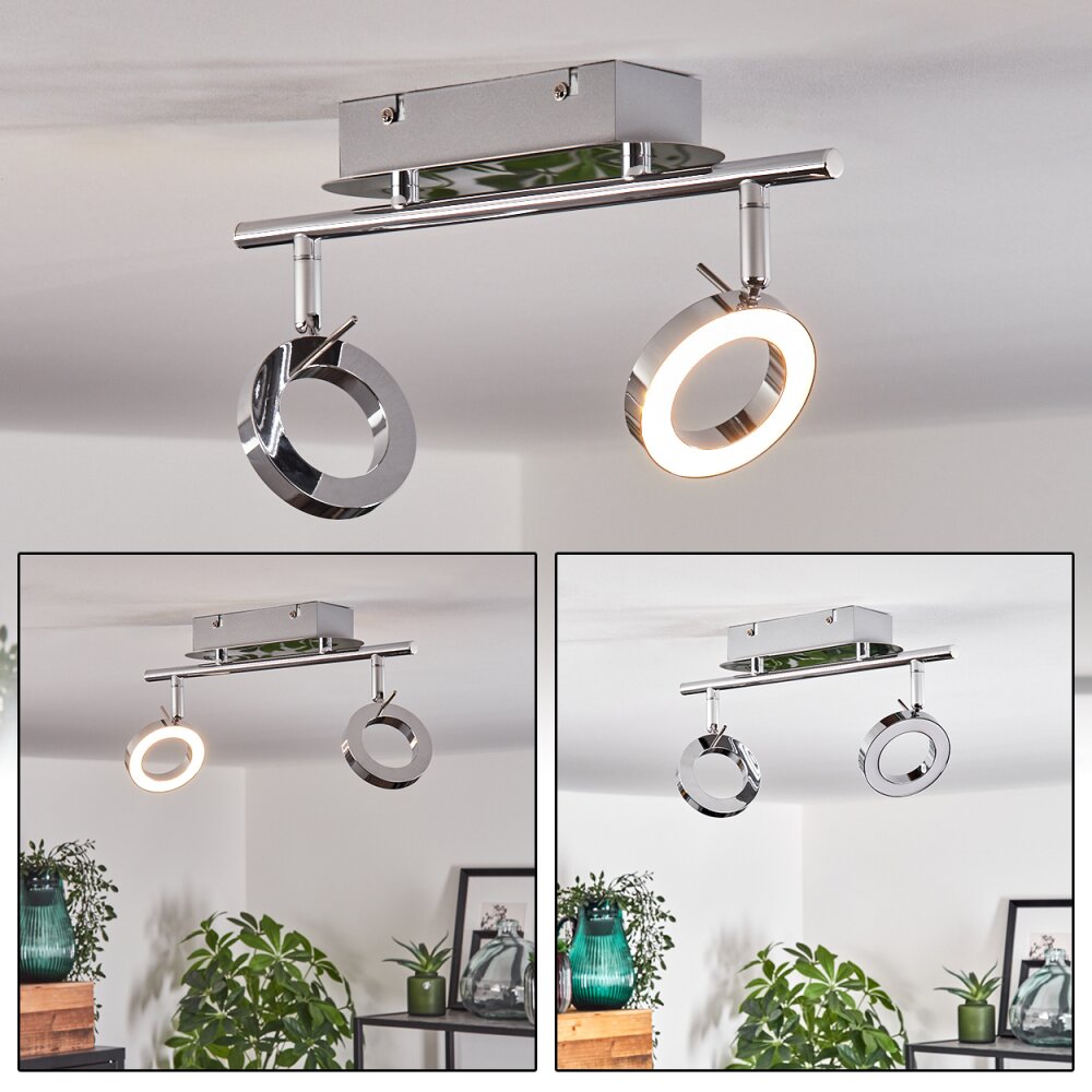 Altamahaw Deckenleuchte LED Silber, 2-flammig main product photo