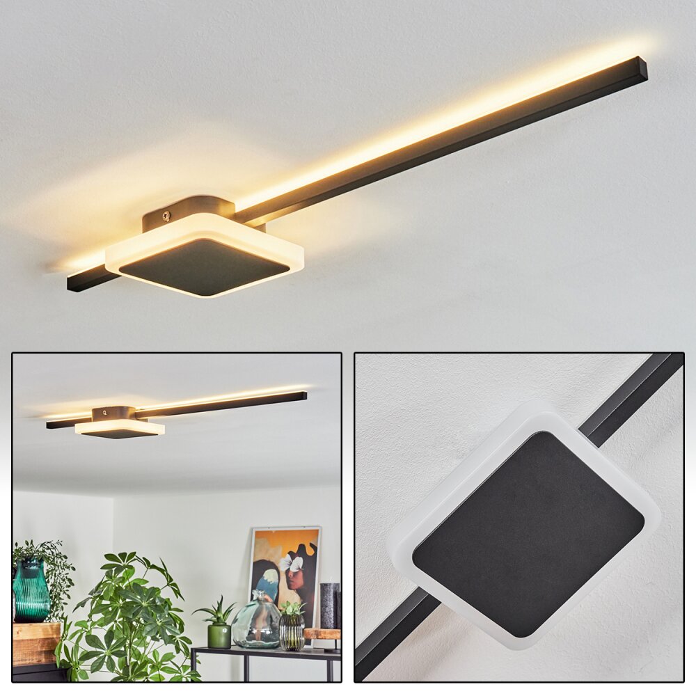 Amdal Deckenleuchte LED Schwarz, Weiß, 2-flammig main product photo