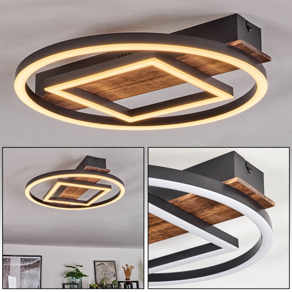 Taboneira Deckenleuchte LED Schwarz, 1-flammig main product photo