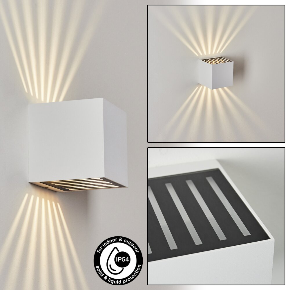 Barrero Außenwandleuchte LED Weiß, 1-flammig main product photo