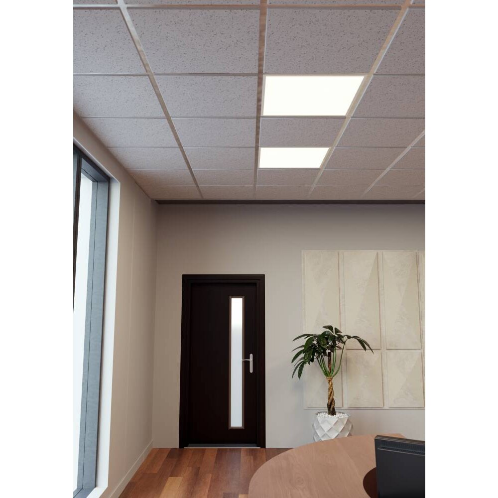 Eglo RABASSA Deckenpanel LED Weiß, 1-flammig main product photo