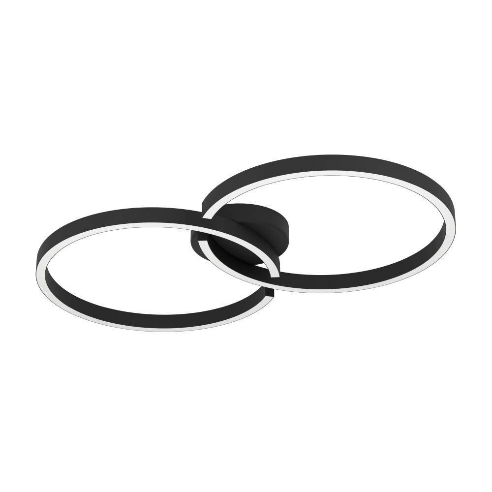 Eglo AMANDOLO Deckenleuchte LED Schwarz, 1-flammig, Fernbedienung, Farbwechsler main product photo