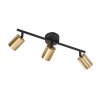 Fischer & Honsel Vano Deckenleuchte LED Schwarz, 3-flammig