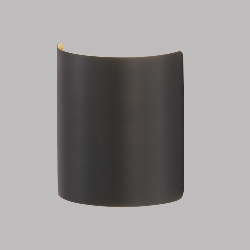 Fischer & Honsel Halv Wandleuchte LED Schwarz, 2-flammig main product photo