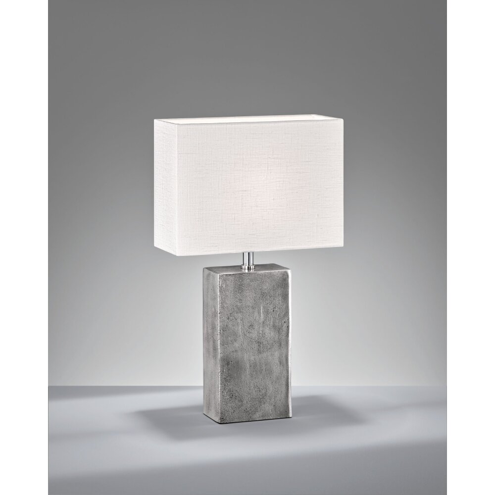 Fischer & Honsel Amiens Tischleuchte Nickel-Matt, 1-flammig main product photo