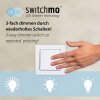 JUST LIGHT GERDA RITUS Deckenleuchte LED Schwarz, 1-flammig