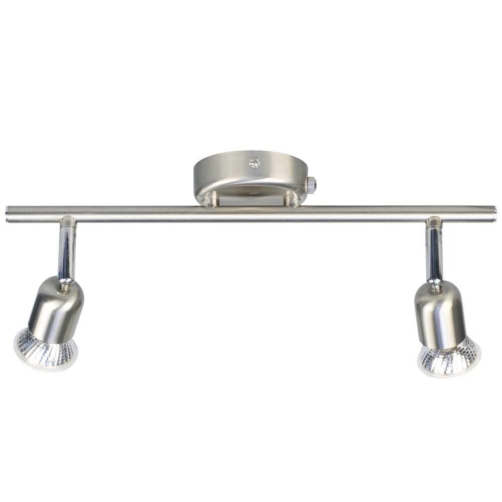 Nordlux AVENUE Deckenleuchte Stahl gebürstet, 2-flammig main product photo