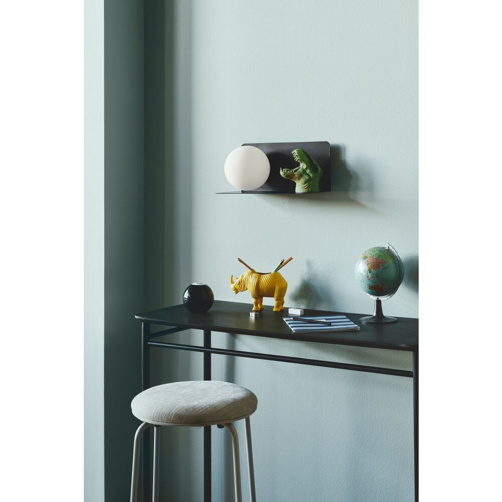 Nordlux LILIBETH Wandleuchte Schwarz, 1-flammig main product photo