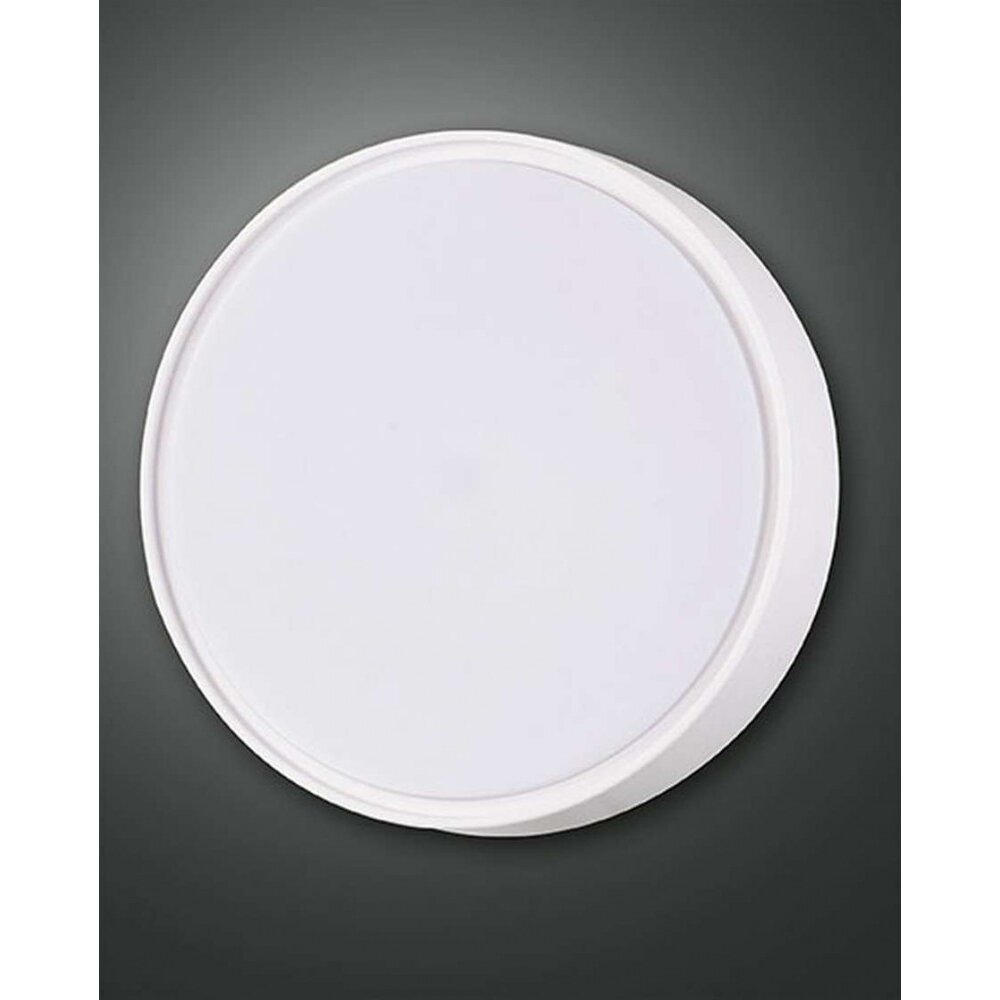 Fabas Luce HATTON Aussendeckenleuchte LED Weiß, Bewegungsmelder main product photo