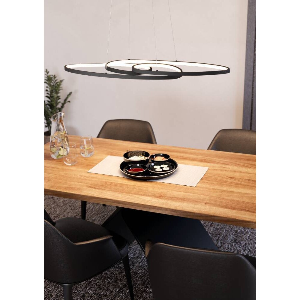 Eglo GIANELLA Hängeleuchte LED Schwarz, 1-flammig main product photo