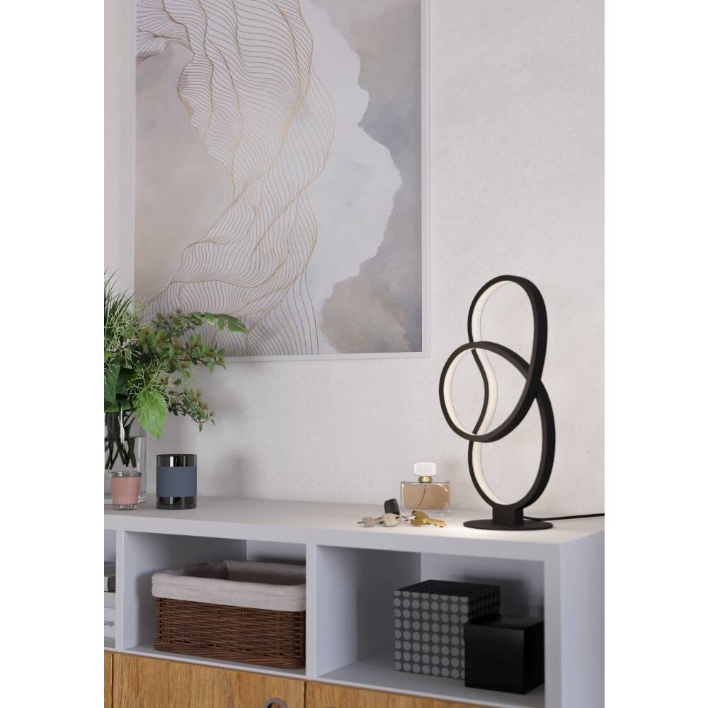 Eglo GIANELLA Tischleuchte LED Schwarz, 1-flammig main product photo