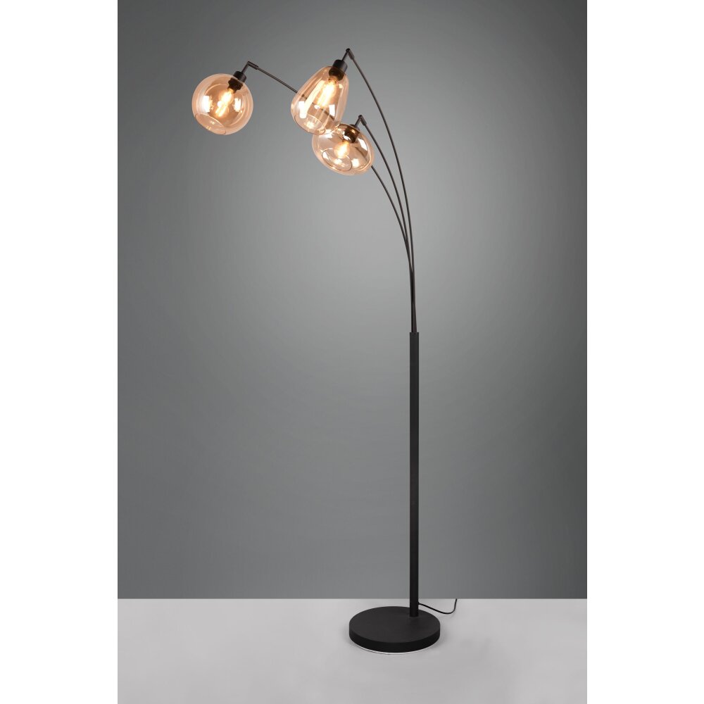 Trio Lumina Stehleuchte Schwarz, 3-flammig main product photo