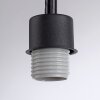 JUST LIGHT GERDA TRIBU Pendelleuchte Naturfarben, Schwarz, 4-flammig