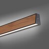 Paul Neuhaus PURE E-MOTION Pendelleuchte LED Holzoptik, Schwarz, 1-flammig, Fernbedienung