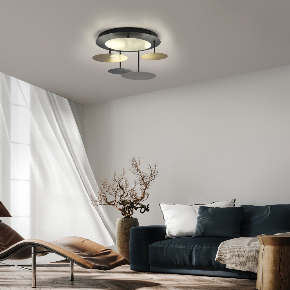 Paul Neuhaus Q-PIATO Deckenleuchte LED Weiß, 1-flammig, Fernbedienung main product photo