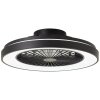 Brilliant Mazzaro Deckenventilator LED Schwarz, 1-flammig, Fernbedienung, Farbwechsler