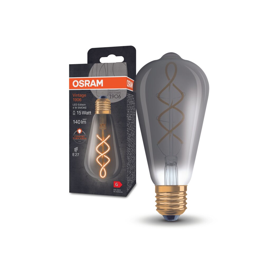 OSRAM Vintage 1906® LED E27 4 Watt 1800 Kelvin 140 Lumen main product photo