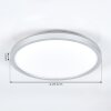 Pawcatuck Einbauleuchte LED Chrom, Weiß, 1-flammig