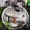 Apedo Hängeleuchte Glas 20cm Klar, Rauchfarben, 5-flammig