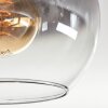 Koyoto Deckenleuchte Glas 15 cm Klar, Rauchfarben, 4-flammig
