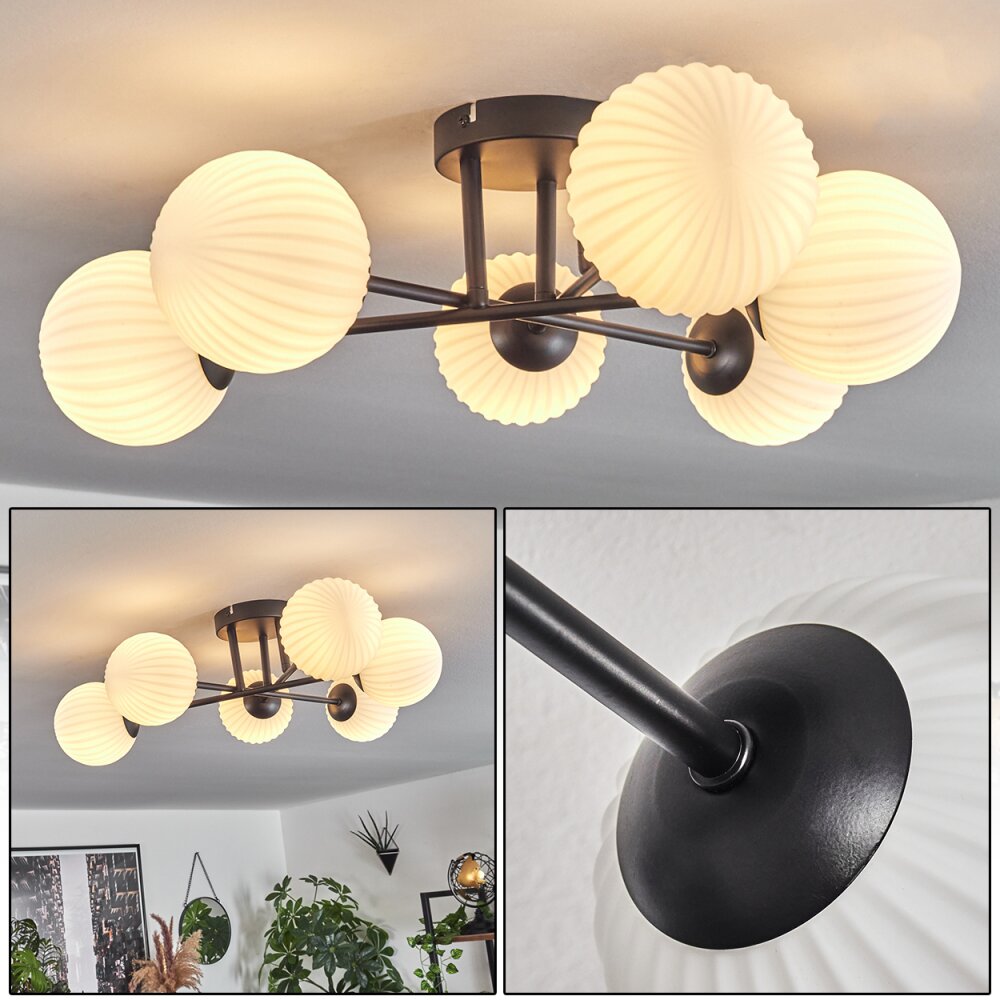 Chehalis Deckenleuchte Weiß, 6-flammig main product photo