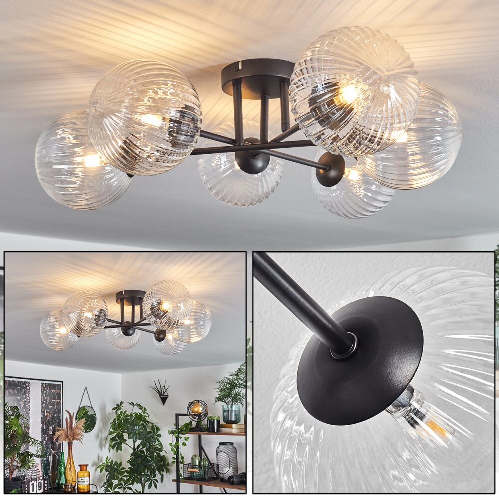 Chehalis Deckenleuchte Klar, 6-flammig main product photo