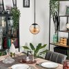 Gastor Hängeleuchte Glas 15 cm Bernsteinfarben, 1-flammig