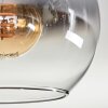 Koyoto Deckenleuchte Glas 15 cm Chrom, Klar, Rauchfarben, 4-flammig