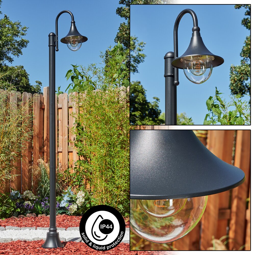 Elgin Wegeleuchte Schwarz, 1-flammig main product photo