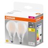 OSRAM CLASSIC A 2er Set LED E27 6,5 Watt 2700 Kelvin 806 Lumen