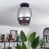 Apedo Deckenleuchte Glas 20 cm Rauchfarben, 1-flammig